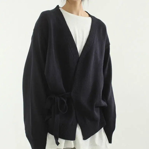 [BUNJANG] Strap Knit Robe Cardigan (Unisex) / strap knit robe cardigan (unisex)