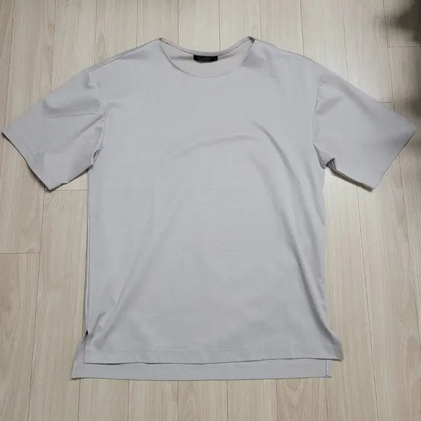 [BUNJANG] TBJ Light Grey Short Sleeve T-Shirt / TBJ 라이트 그레이 반팔 티셔츠