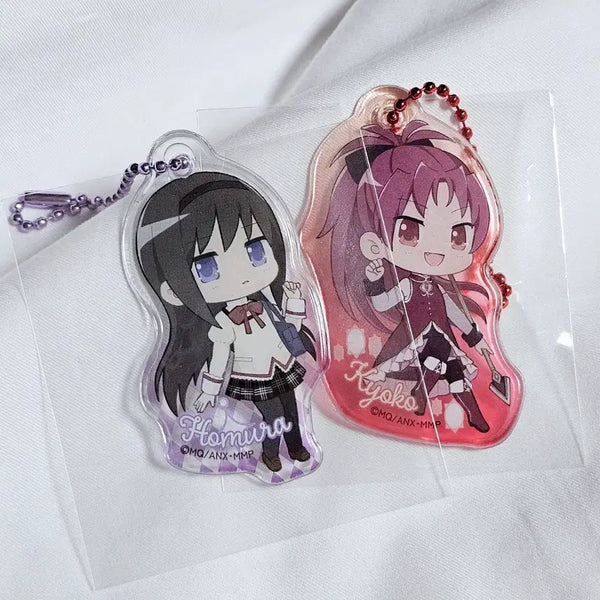 [BUNJANG] Puella Magi Madoka Magica Official Bundle Set Homura Kyoko Keychain / (일괄) 공식 마도카 마기카 마마마 키링 호무라 쿄코