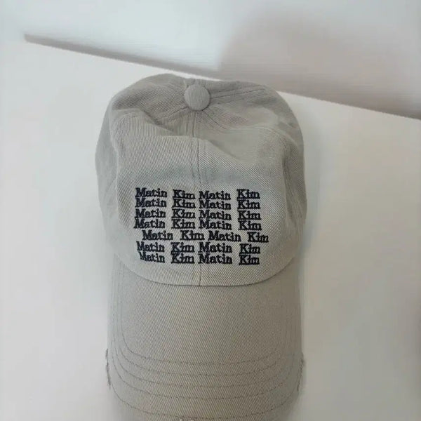 [BUNJANG] Matinkim Lettering Hat / 마뗑킴 모자