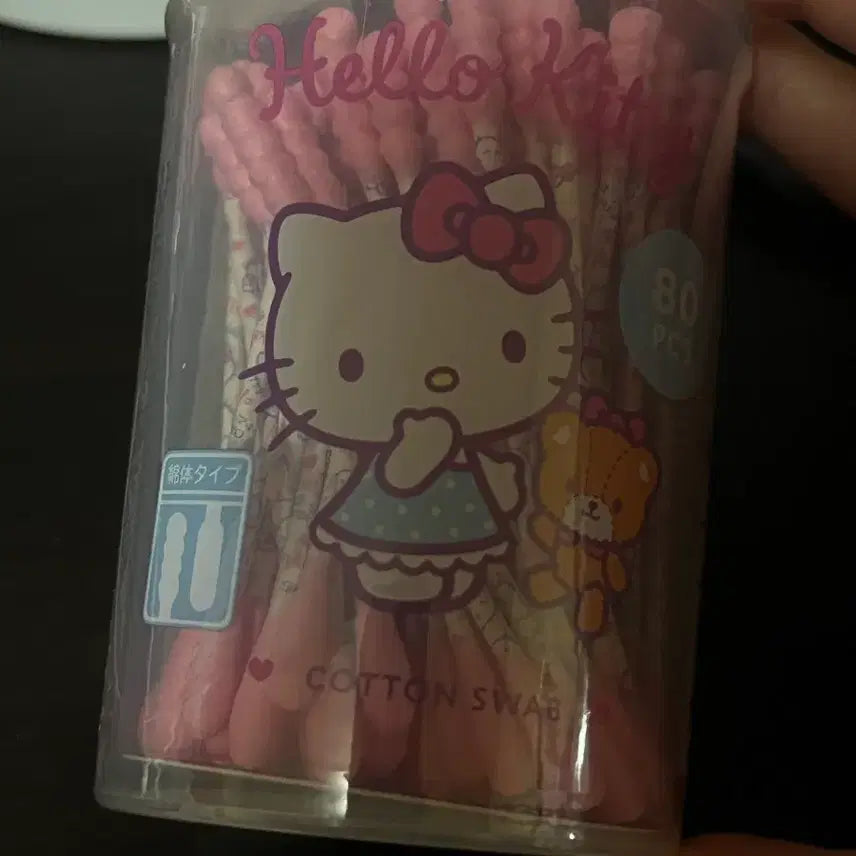 [BUNJANG] Sanrio Hello Kitty Cotton Swabs / 산리오 헬로키티 면봉
