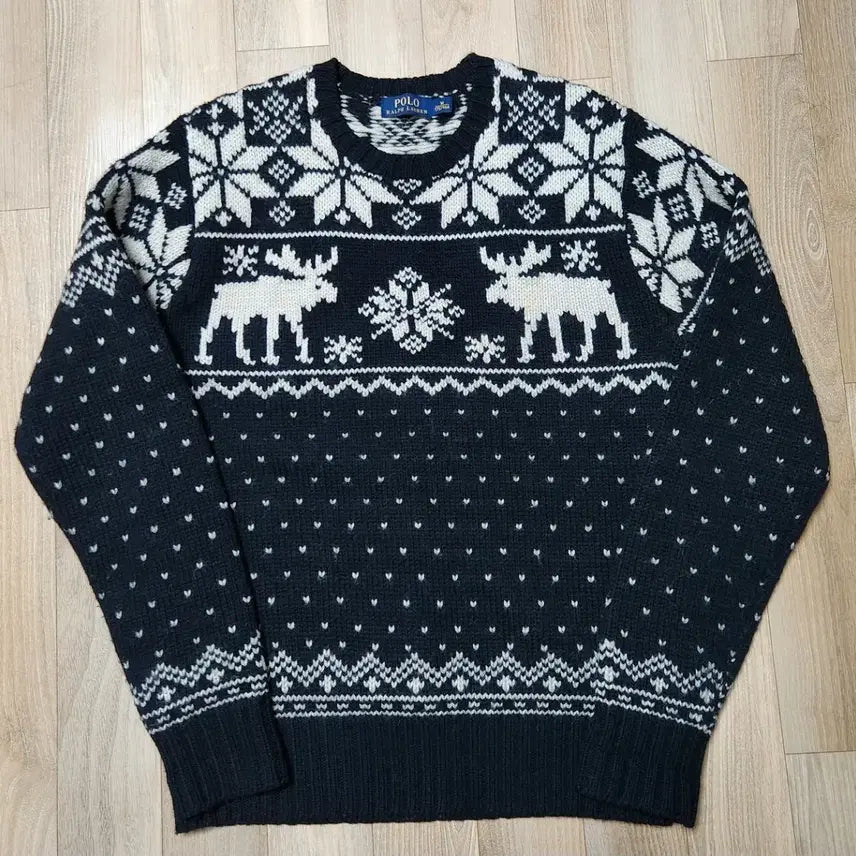 [BUNJANG] Polo Ralph Lauren Nordic Wool Knit M / 폴로 랄프로렌 노르딕 울 니트 M
