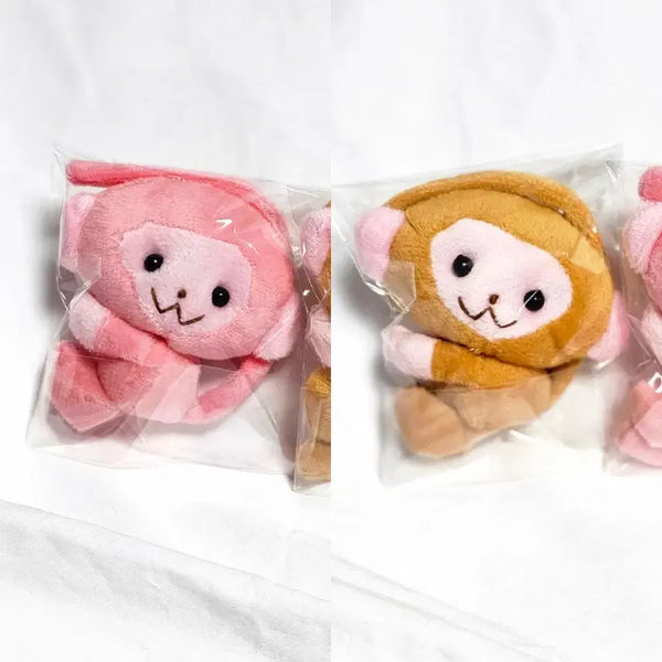 [BUNJANG] Monkey Plush Keychain / 원숭이 인형 키링 추억 고전빈티지느낌 몽키 핑크 분홍 온싱