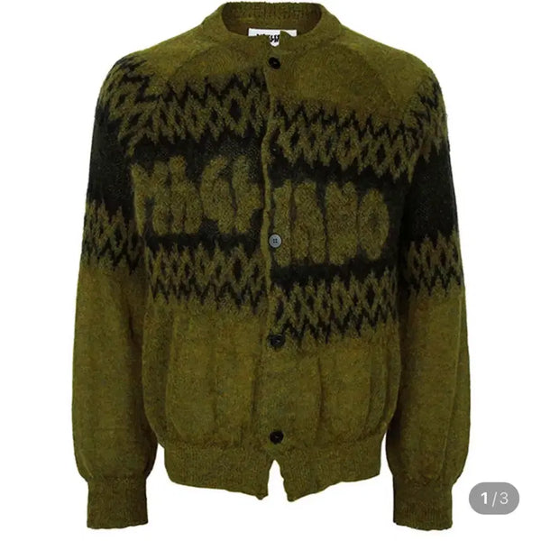 [BUNJANG] Maria-no Christmas Cardigan Rave Yellow L / (새상품)마리아노 크리스마스 가디건 레이브옐로우 L
