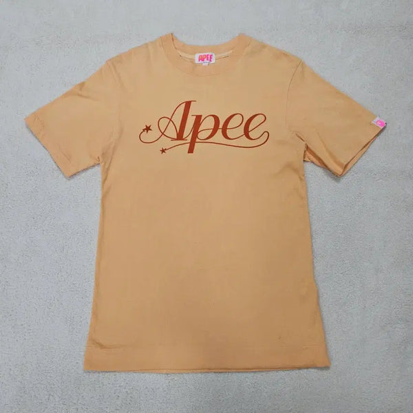[BUNJANG] Ape Retro Logo Short Sleeve T-Shirt / 에이프 레트로 로고 반팔 급처