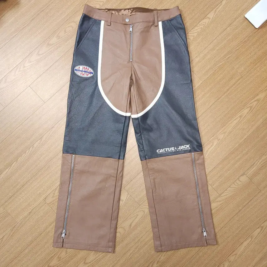 [BUNJANG] Jordan x Travis Scott Cowhide Pants / 조던X트레비스스캇 소가죽 바지 73(28-29인치)