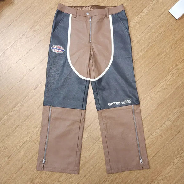 [BUNJANG] Jordan x Travis Scott Cowhide Pants / 조던X트레비스스캇 소가죽 바지 73(28-29인치)