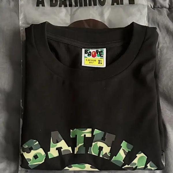 [BUNJANG] BAPE Camo College T-Shirt XL / 베이프 카모 컬리지 티셔츠