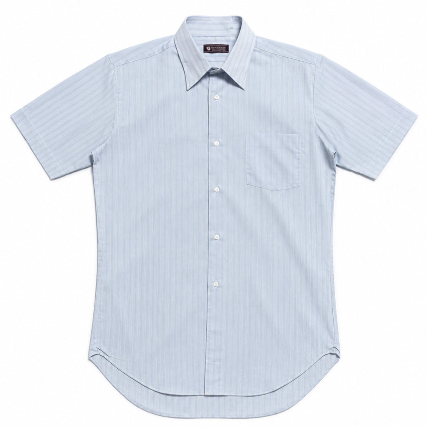 [BUNJANG] ROVER PIGEON 00s Japanese Mori Girl Vertical Stripe Short Sleeve Shirt / JPN 00s 일본 빈티지 y2k 모리걸 세로 스트라이프 반팔 셔츠 39