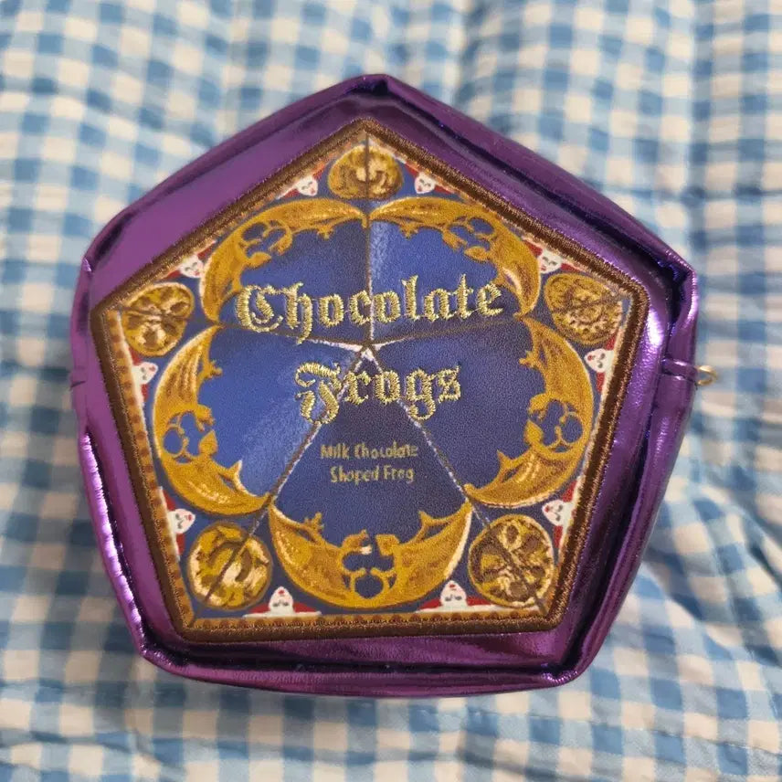 [BUNJANG] Harry Potter Chocolate Frog Pouch with Keyring Attachment / 해리포터 마도코호로 정품 파우치 (키링가능)