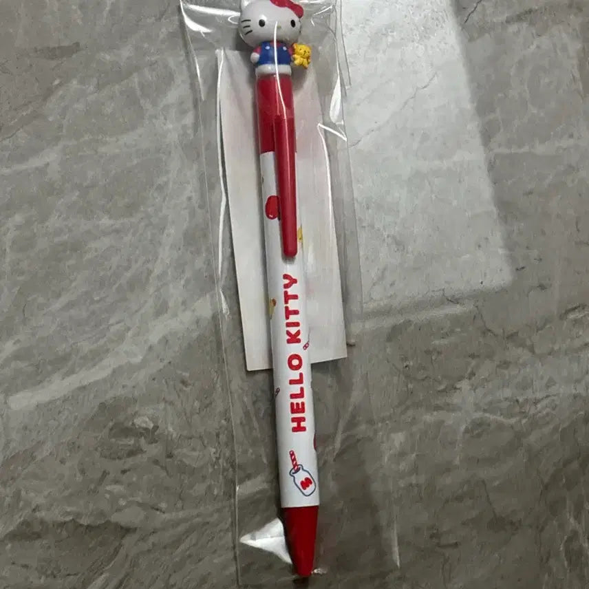 [BUNJANG] Sanrio Hello Kitty Mascot Ballpoint Pen - Red / 산리오 키티 마스코트 볼펜 레드