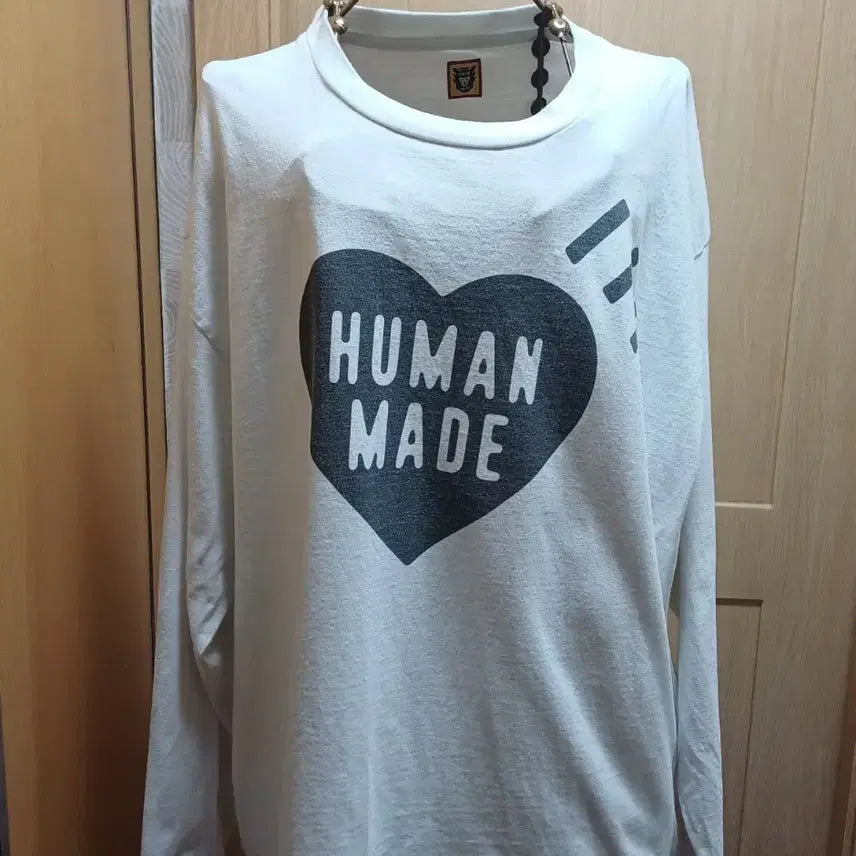 [BUNJANG] Human Made Heart Logo Long Sleeve T-Shirt XXL / 휴먼메이드 하트 로고 롱슬리브 티셔츠 XXL