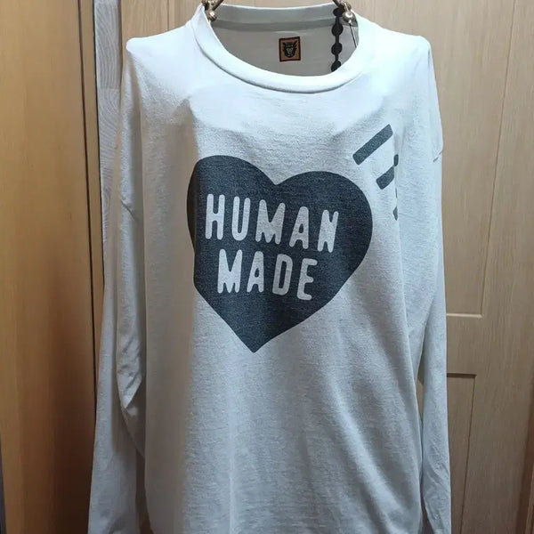 [BUNJANG] Human Made Heart Logo Long Sleeve T-Shirt XXL / 휴먼메이드 하트 로고 롱슬리브 티셔츠 XXL