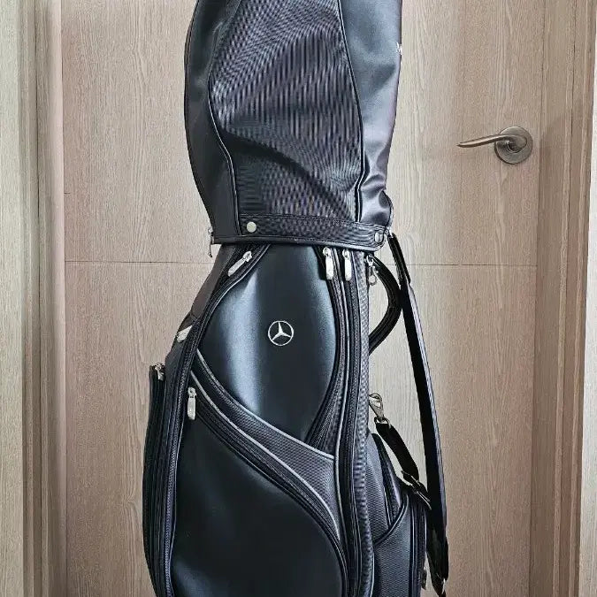 [BUNJANG] Mercedes-Benz Golf Caddy Bag Black / 벤츠 골프백 블랙
