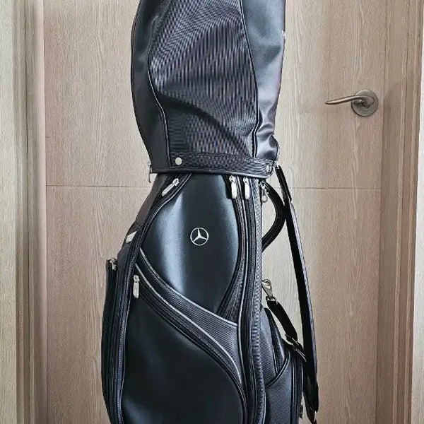 [BUNJANG] Mercedes-Benz Golf Caddy Bag Black / 벤츠 골프백 블랙