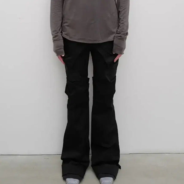 [BUNJANG] Openyy Gathered Bootcut Pants / 오픈와이와이 gathered 부츠컷팬츠 openyy 개더 부츠컷 팬츠