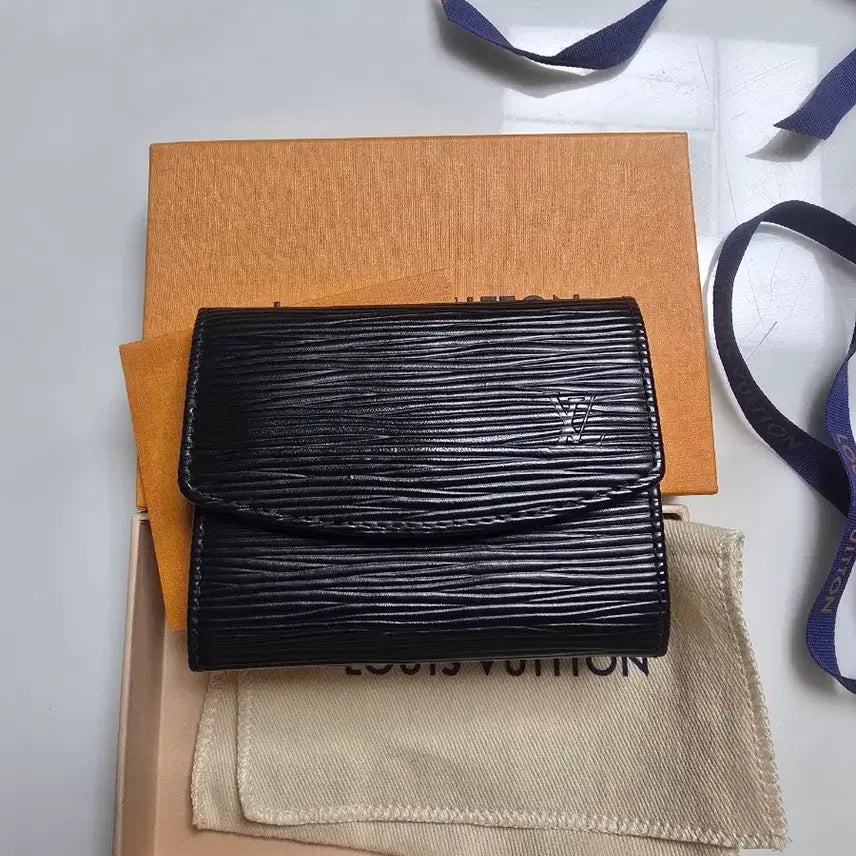 [BUNJANG] Louis Vuitton Epi Leather Business Card Holder Wallet - Excellent Condition / [정품] 루이비통 에삐 가죽 명함/카드지갑 - A급 컨디션