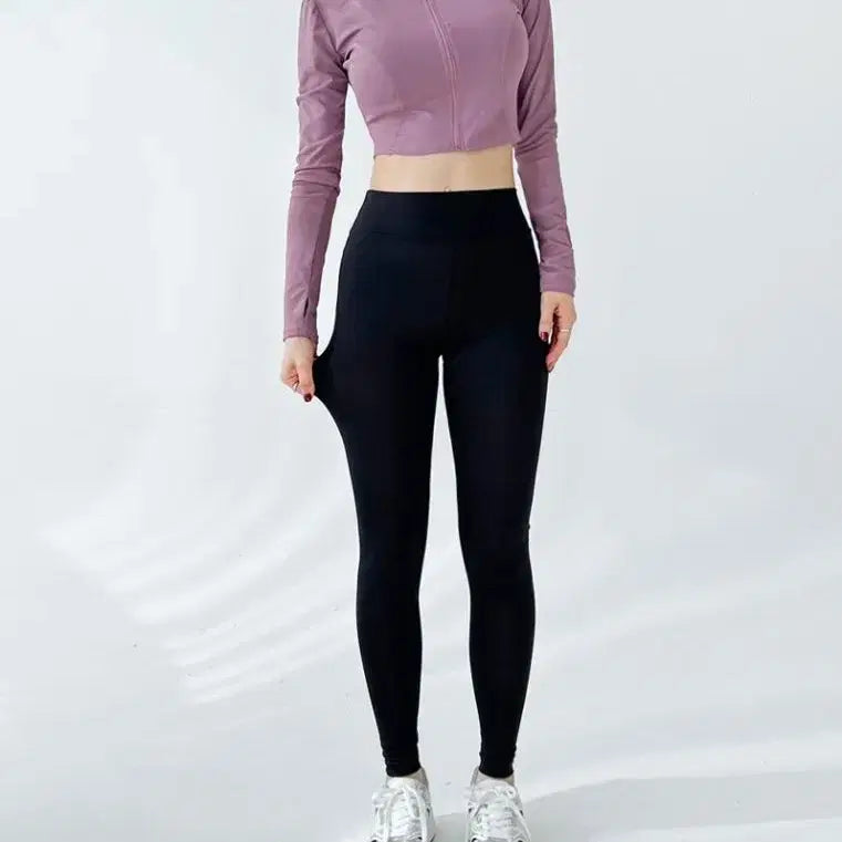 [BUNJANG] High Stretch Yoga Pilates Leggings / 새상품) 쫀쫀 신축성 좋은 레깅스 필라테스 요가 운동복