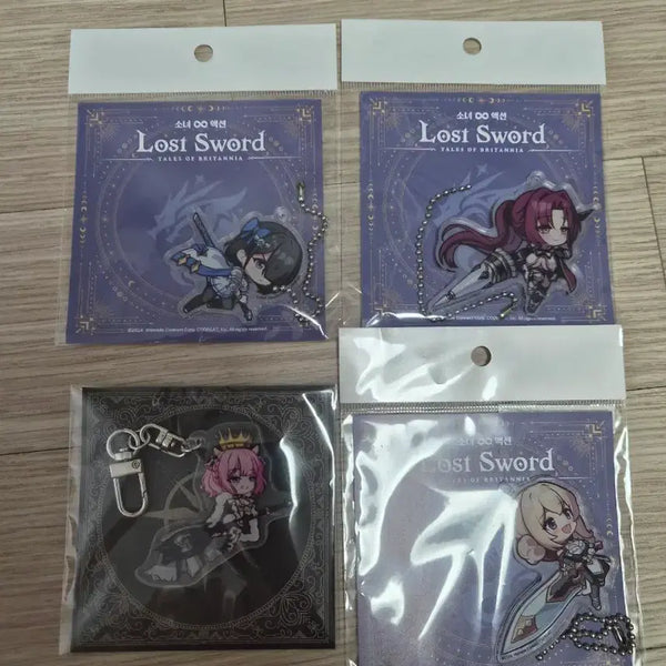 [BUNJANG] Lost Sword Acrylic Keyring Bundle Set Sealed / 로스트소드 아크릴 키링 미개봉 일괄 판매합니다
