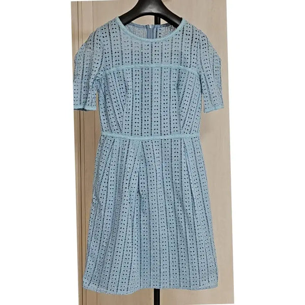 [BUNJANG] Lenibon Sky Blue Lace Dress (Size S) / 레니본(S)하늘색 레이스 원피스 (3)