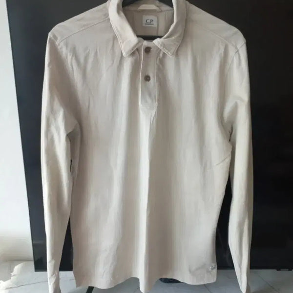 [BUNJANG] CP Company Long Sleeve Beige Cotton T-Shirt / CP컴퍼니 롱슬리브 베이지
