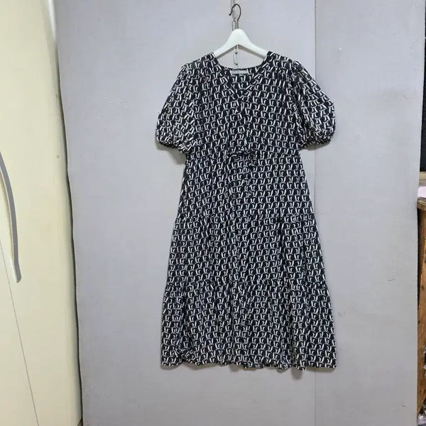 [BUNJANG] Rene Taylor Linen Blend Maxi Dress / 르니앤맥코이 살랑 시원한 원피스  FF  n6522