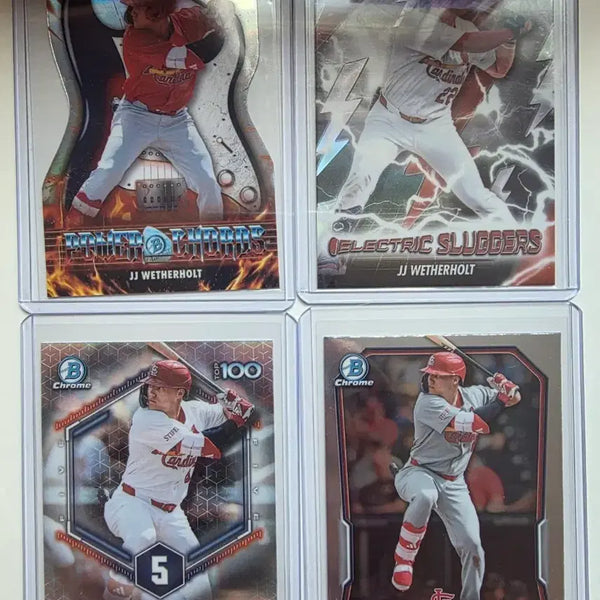 [BUNJANG] 2026 Bowman Baseball JJ Wetherholt 4-Card Lot / 2026 바우만 베이스볼 JJ 웨더홀트 (4장 랏)