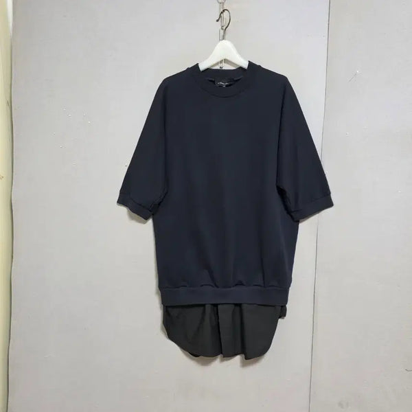 [BUNJANG] Filim Lip 31 Color-Blocked Sweatshirt T-Shirt XS / 필림립31 아랫단배색 맨투맨 티셔츠 XS  n6530