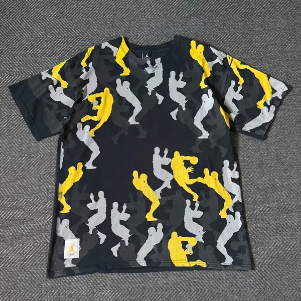[BUNJANG] Air Jordan Flight Camo Graphic Basketball T-Shirt / AIR JORDAN 바스켓볼 카모 그래픽 빈티지 티셔츠 (105-110)