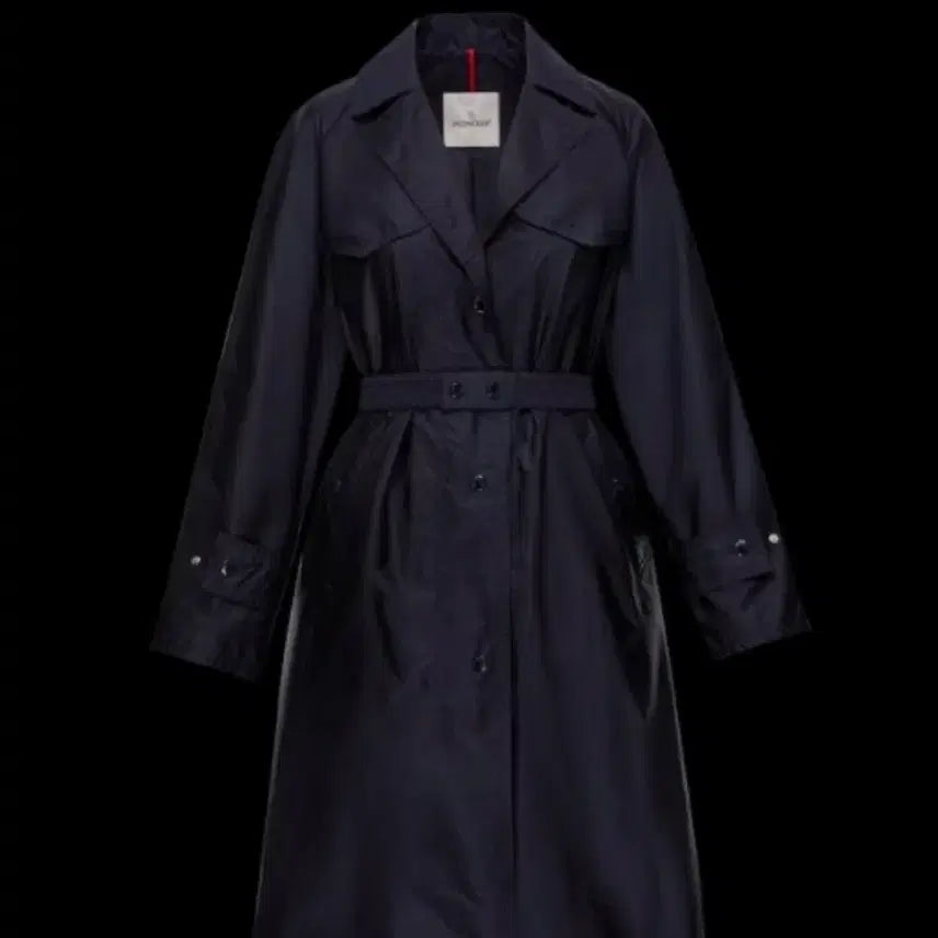 [BUNJANG] Moncler Rutilicus Trench Coat Black (Prada Fabric) Size 55-66 / 몽클레르 루틸리커스 트렌치 코트 블랙 (프라다원단) 55-66반