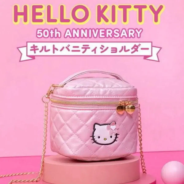[BUNJANG] Hello Kitty 50th Anniversary Limited Edition Vanity Bag / 새상품)헬로키티 한정 50주년 베니티백