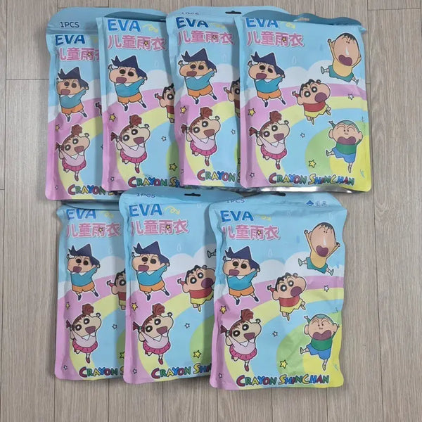 [BUNJANG] Crayon Shin-chan EVA Raincoat (Size L) / 장마대비 짱구 EVA 우비