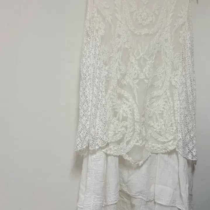 [BUNJANG] Vintage European Lace Camisole Dress / 빈티지 유럽 레이스 나시