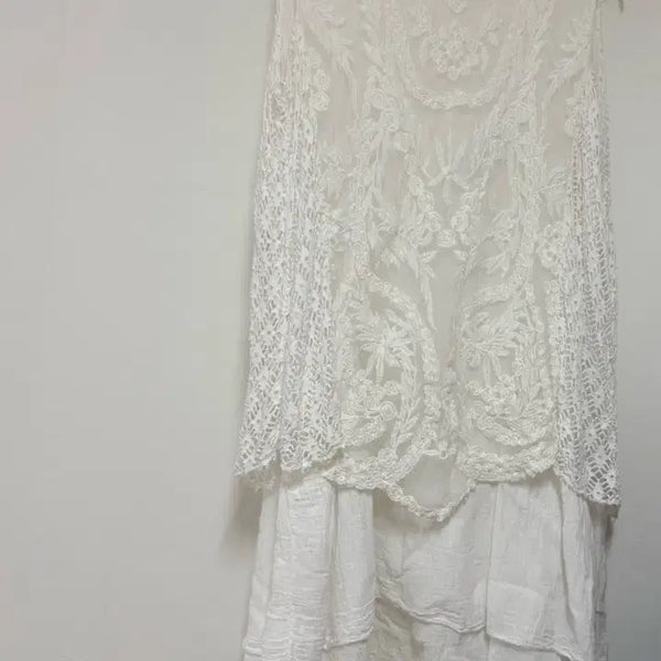 [BUNJANG] Vintage European Lace Camisole Dress / 빈티지 유럽 레이스 나시