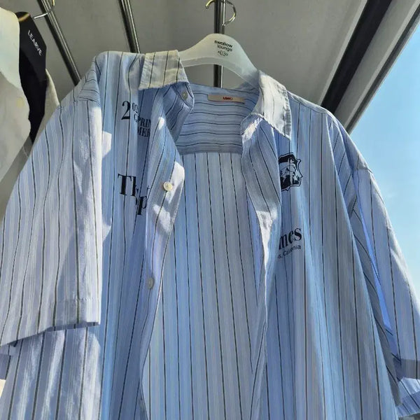 [BUNJANG] MMIC Replica Shirt Sky Blue L / mmic 레플리카 셔츠 스카이 블루 L