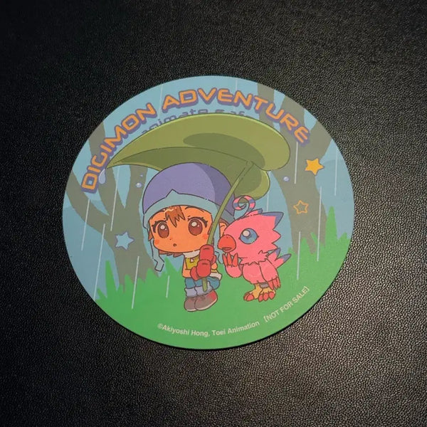 [BUNJANG] Digimon Animate Sora Paper Coaster / 디지몬 카페 애니메이트 소라 종이 코스터