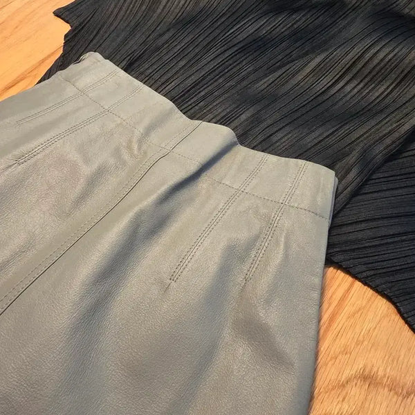 [BUNJANG] Lanvin Lambskin Skirt Size 61 / 랑방 양가죽 스커트