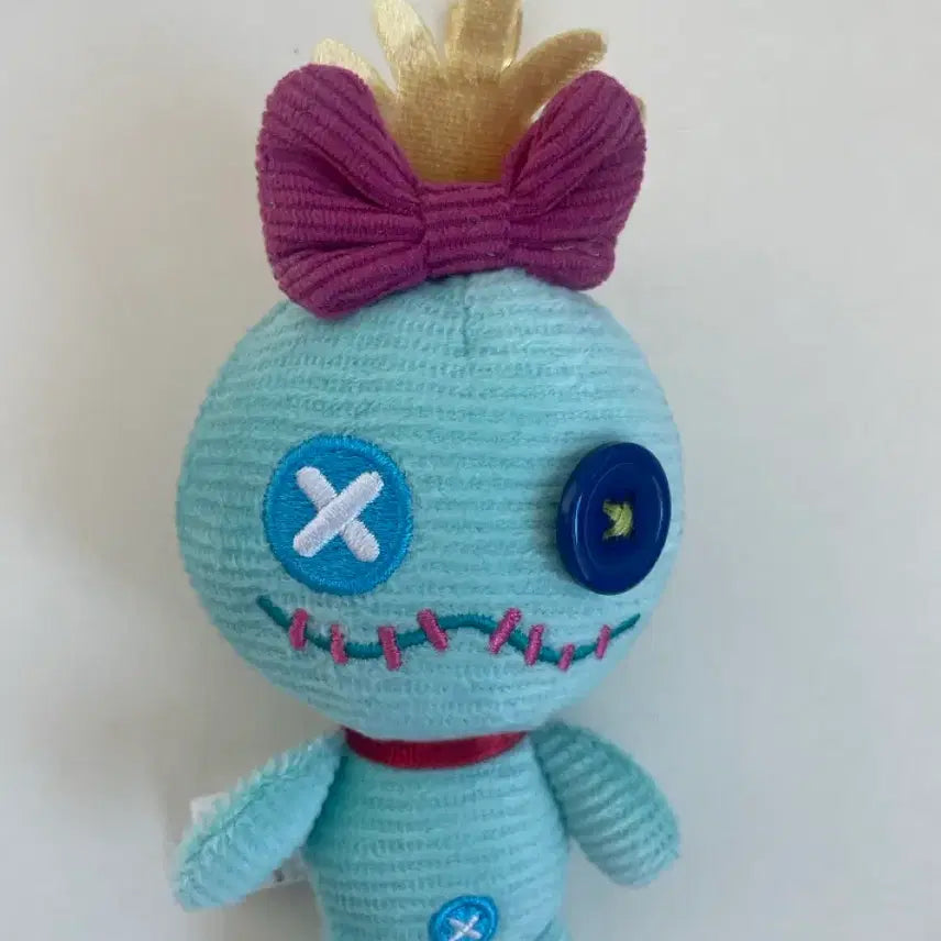 [BUNJANG] Disney Stitch Scrump Mini Plush Keychain / 스크럼프 (릴로앤 스티치 인형) 키링