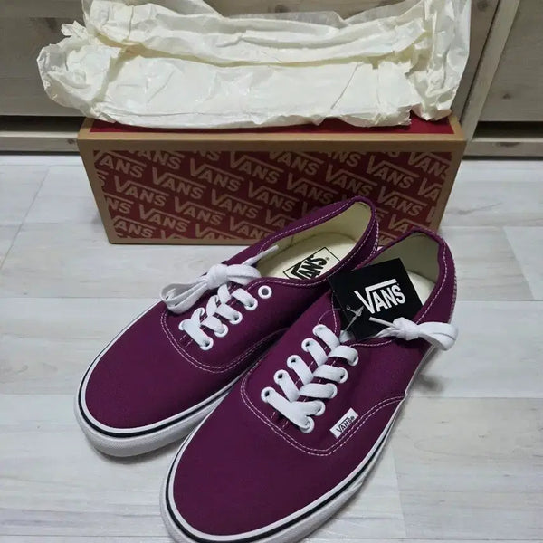 [BUNJANG] Vans Authentic Color Theory Dark Purple Shoes / 반스 어센틱 컬러 띠어리 다크 퍼플 265 새상품
