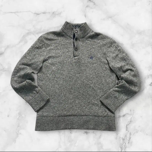 [BUNJANG] Henry Cotton Windproof Knit Half-Zip Pullover / 헨리코튼 방풍니트 반집업95