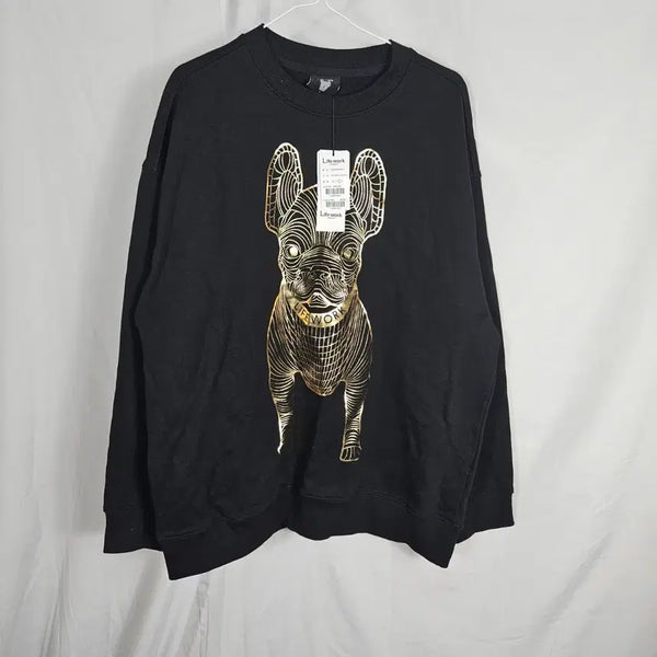 [BUNJANG] Lifework Bulldog Sweatshirt L / 라이프워크 불독 맨투맨L(새상품)