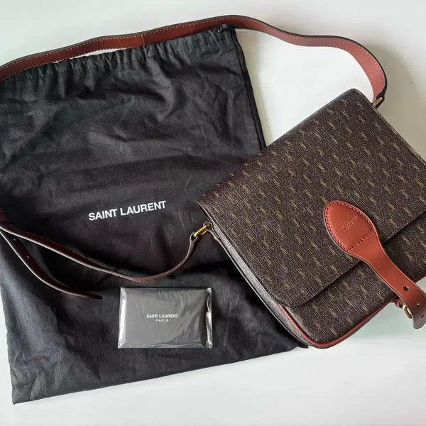 [BUNJANG] Saint Laurent Monogram Medium Satchel Bag 668582 / 생로랑 모노그램 미디엄 사첼백 668582