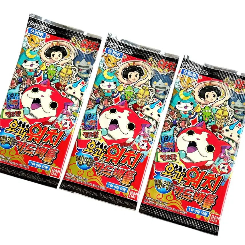 [BUNJANG] Bandai Yo-kai Watch Card Pack (2015) / 고전) 요괴워치 카드팩