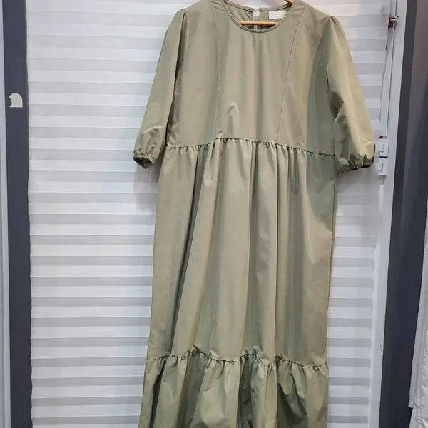 [BUNJANG] EVO Dress - Khaki Beige / evo원피스(프리)