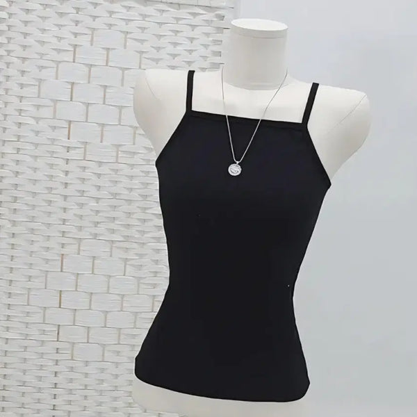 [BUNJANG] Ablley Straight Halter Neck Sleeveless Top / 스트레이트 나시/슽체형 나시/슽/에이블리/에이블리 나시/나시/홀터넥