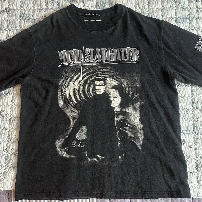 [BUNJANG] ProjectGR MIND SLAUGHTER Graphic T-Shirt / 프로젝트gr 1
