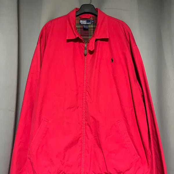 [BUNJANG] Polo Ralph Lauren Zip-Up Jacket Red XL / (XL) 폴로 랄프로렌 집업자켓 레드