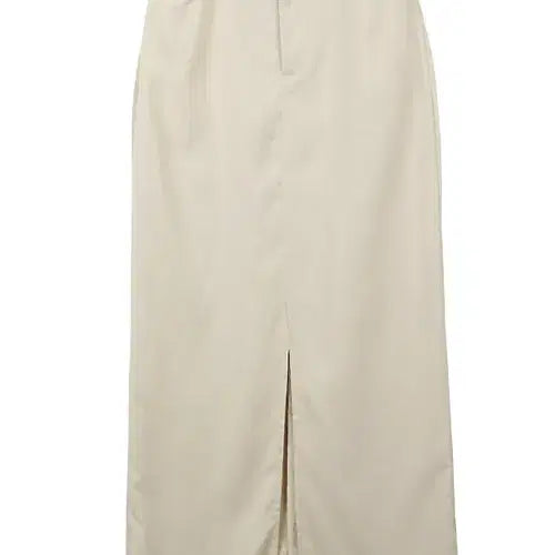 [BUNJANG] SHEIN Ivory Long Skirt (M) / SHEIN 스커트(M) 아이보리 롱 스커트