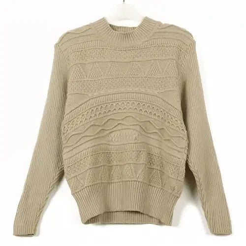 [BUNJANG] ROGICA Cable Sweater Beige / ROGICA 케이블스웨터(S) 베이지 케이블 스웨터