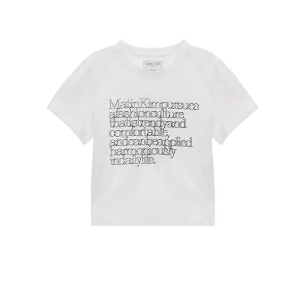 [BUNJANG] Matinkim THIN TYPO TOP S / 마뗑킴 THIN TYPO TOP S